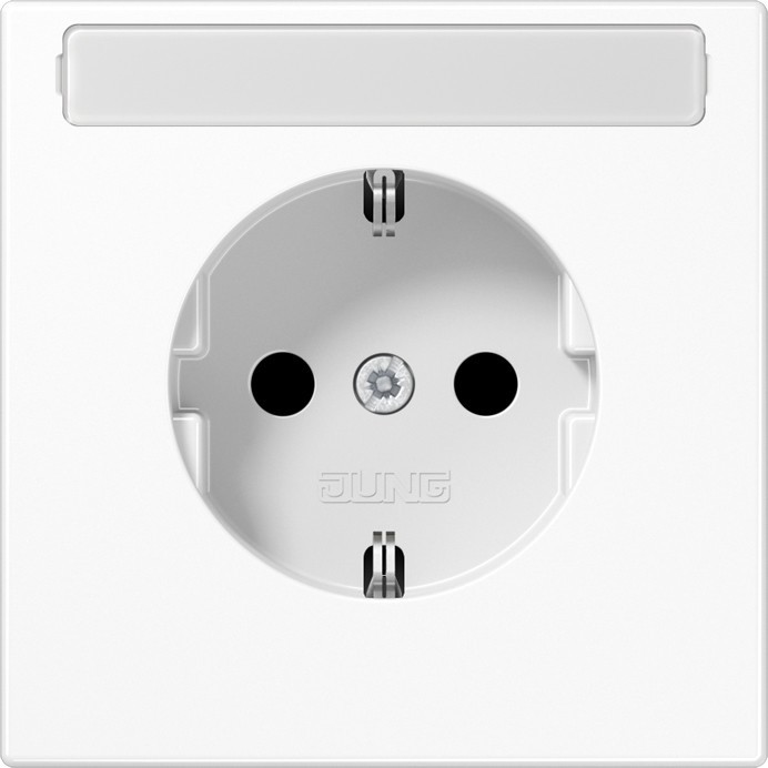 Jung SCHUKO-Steckdose LS 1520 NA WW LS1520NAWW Image