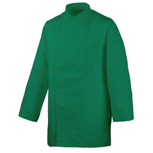 Exner HACCP-Kochjacke langarm, mit Druckknöpfen, Innentaschen : Flaschengrün 65% Polyester 35%Baumwolle 220 g/m² S Image