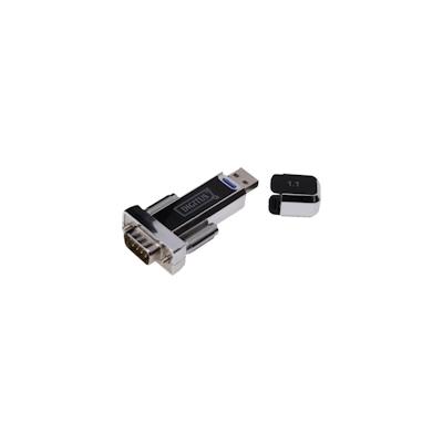 DIGITUS Serieller Adapter USB RS-232 einfacher Anschluss von seriellen Geräten über einen USB-Port