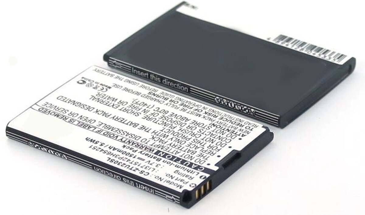 AGI Akku für Zte Kis Lite Li-Ion 3,7 Volt 1200 mAh schwarz Image