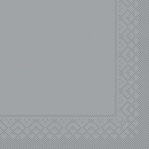 Sovie HOME Serviette in Silber aus Tissue 40 x 40 cm, 20 Stück - Unifarben Basic Neutral Image