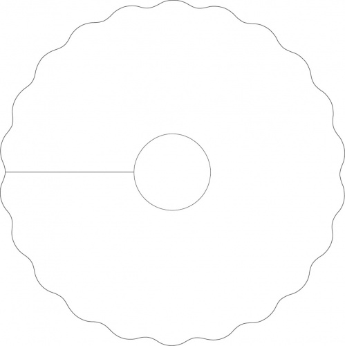 Mank Pilsdeckchen aus Saugstoffpapier UNI in Weiss, Ø 90mm mit 20mm Innenloch , 1000 Stück - Tropfenfänger Image