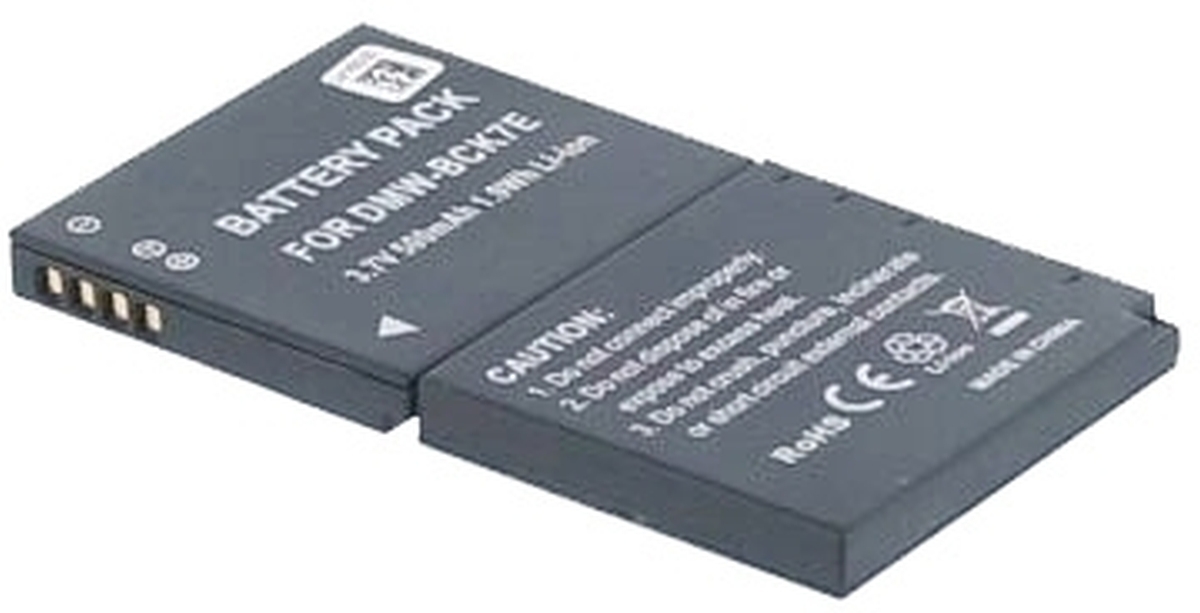 AGI Akku für Panasonic LUMIX DMC-FS40 EG Li-Ion 3,7 Volt 600 mAh schwarz Image