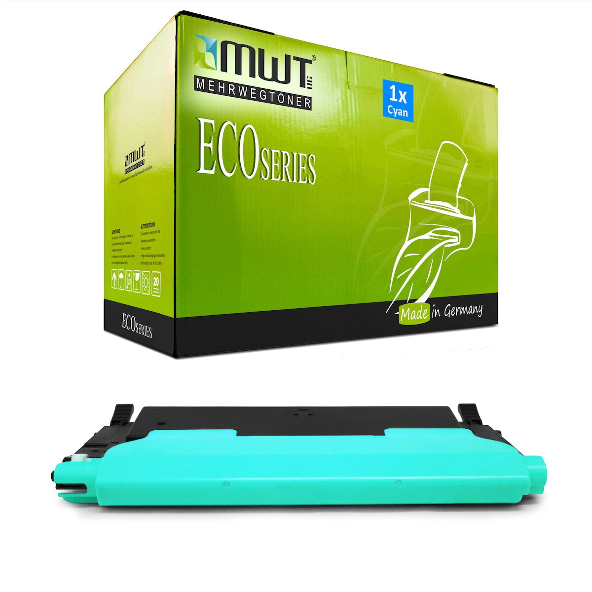 1 Mehrwegtoner kompatible Lasertoner ersetzt Dell 593-10494 C815K Cyan Image