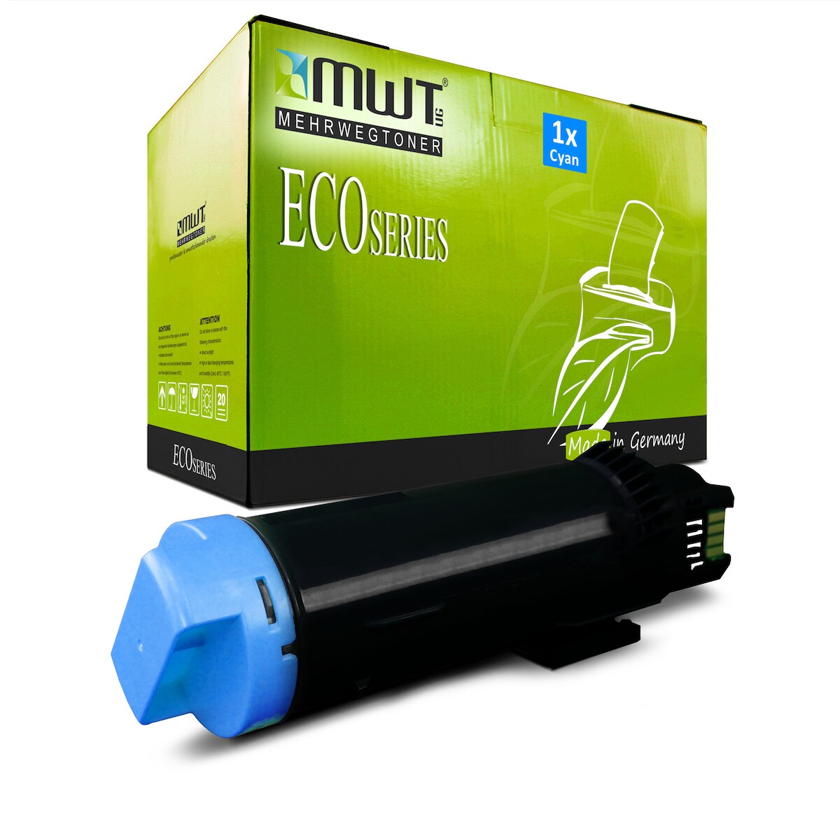 1 Mehrwegtoner kompatible Lasertoner ersetzt Xerox 106R03690 106R03477 106R03473 Cyan Image