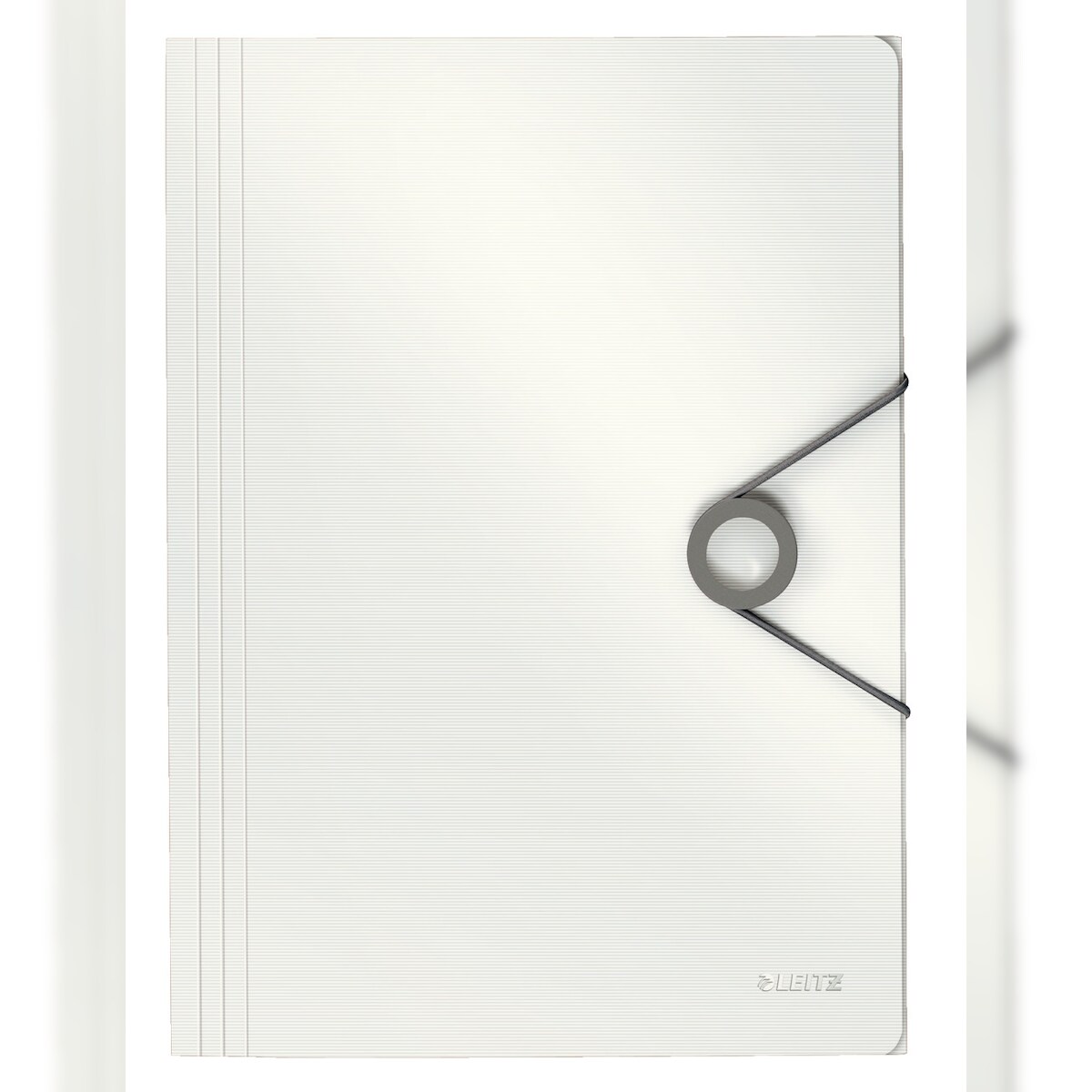 LEITZ Eckspannmappe Solid A4 PP mit Klappen weiß Image