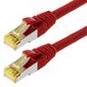 Helos Patchkabel S/FTP Cat 6a rot 0,25m