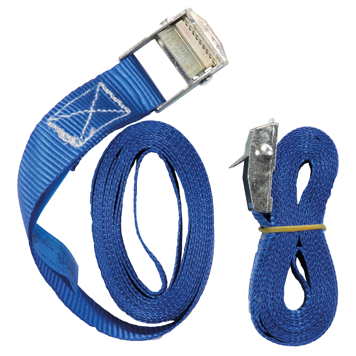 WAGNER Zurrgurt Spanngurt 2-er Set - 2,5 m lang, Klemmschloss aus Stahl & Gurt aus Spezialkunststoff - 20101600 Image