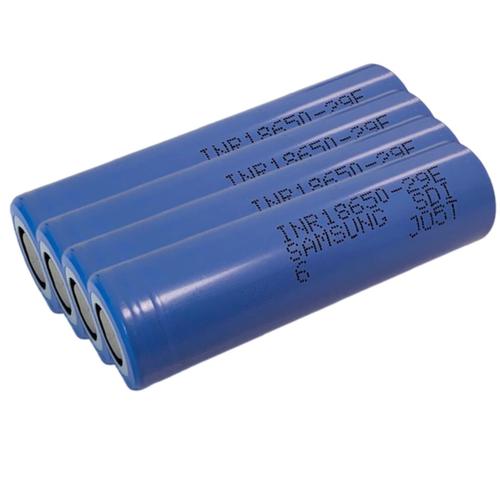 4x Akku Samsung INR18650-29E 2900 mAh 3,7 V 3C Li-Ion 18650