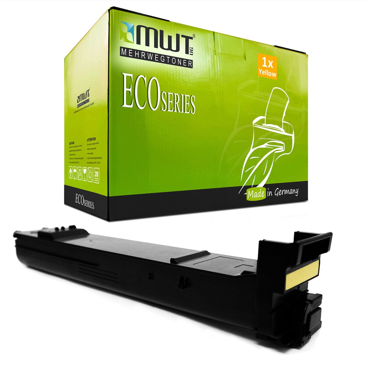 1 Mehrwegtoner kompatible Lasertoner ersetzt Konica Minolta A06V254 TN313Y Yellow Image