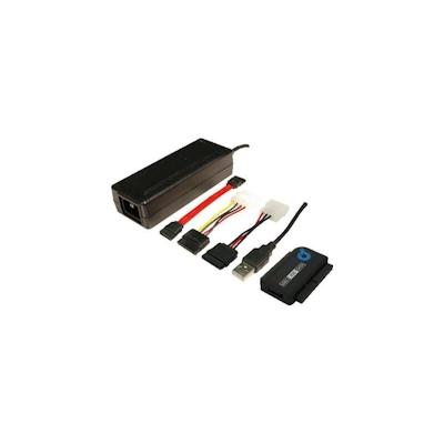 LogiLink Adapter USB 2.0 to 2,5 + 3,5 Zoll IDE + SATA HDD OTB Speicher-Controller ATA