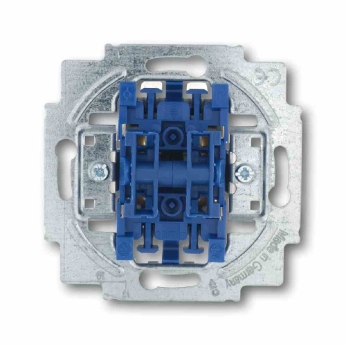 Busch-Jaeger Jalousieschalter-Einsatz, Unterputz, matt, IP20, Wippe, 1p, elektrische/mechanische Verriegelung Image