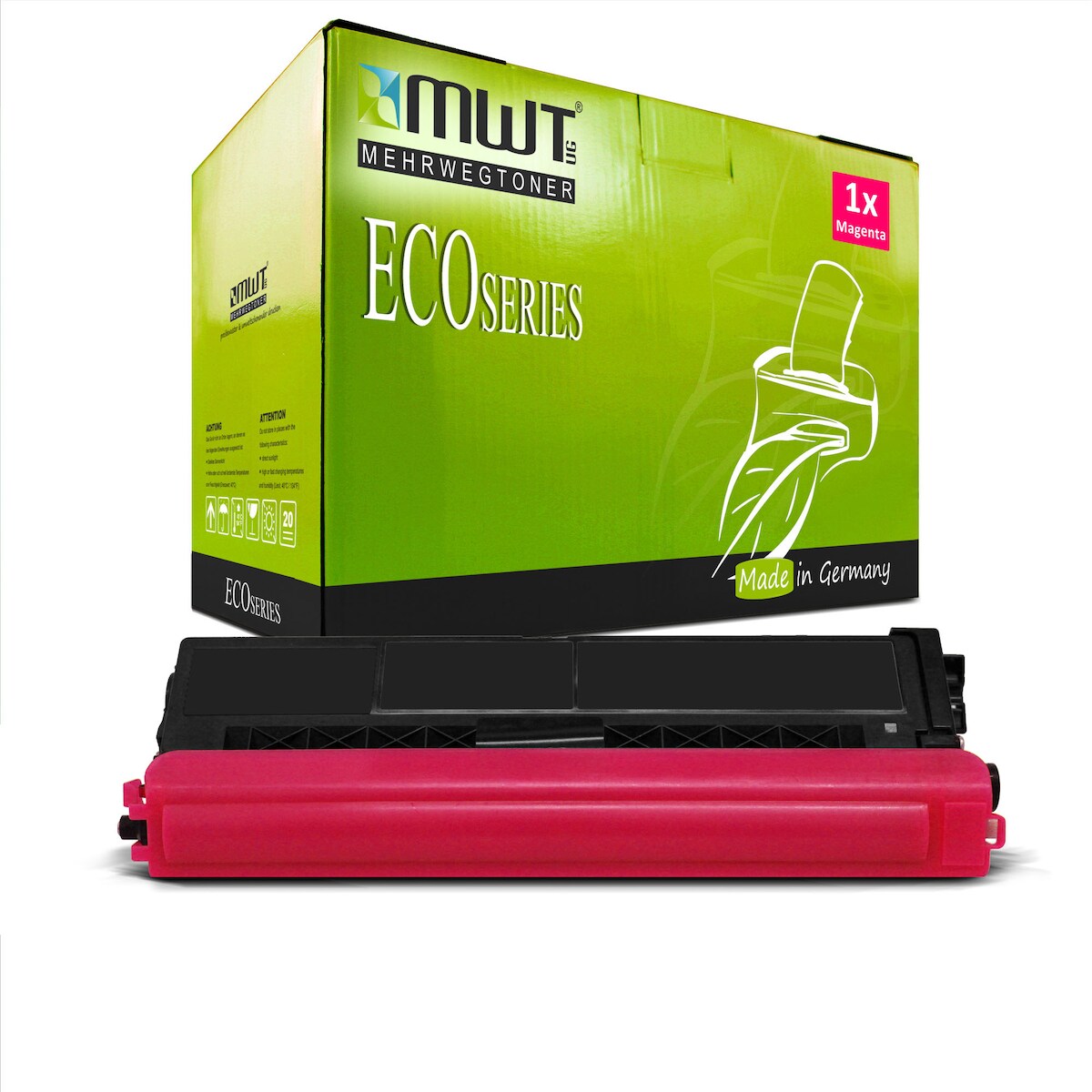 1 Mehrwegtoner kompatible Lasertoner ersetzt Brother TN-325M Magenta Image