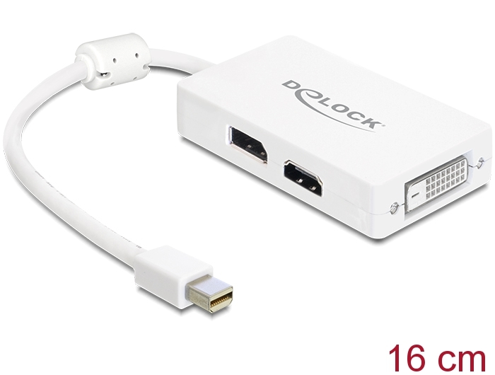 Delock Adapter mini Displayport 1.1 > Displayport/HDMI/DVI Image