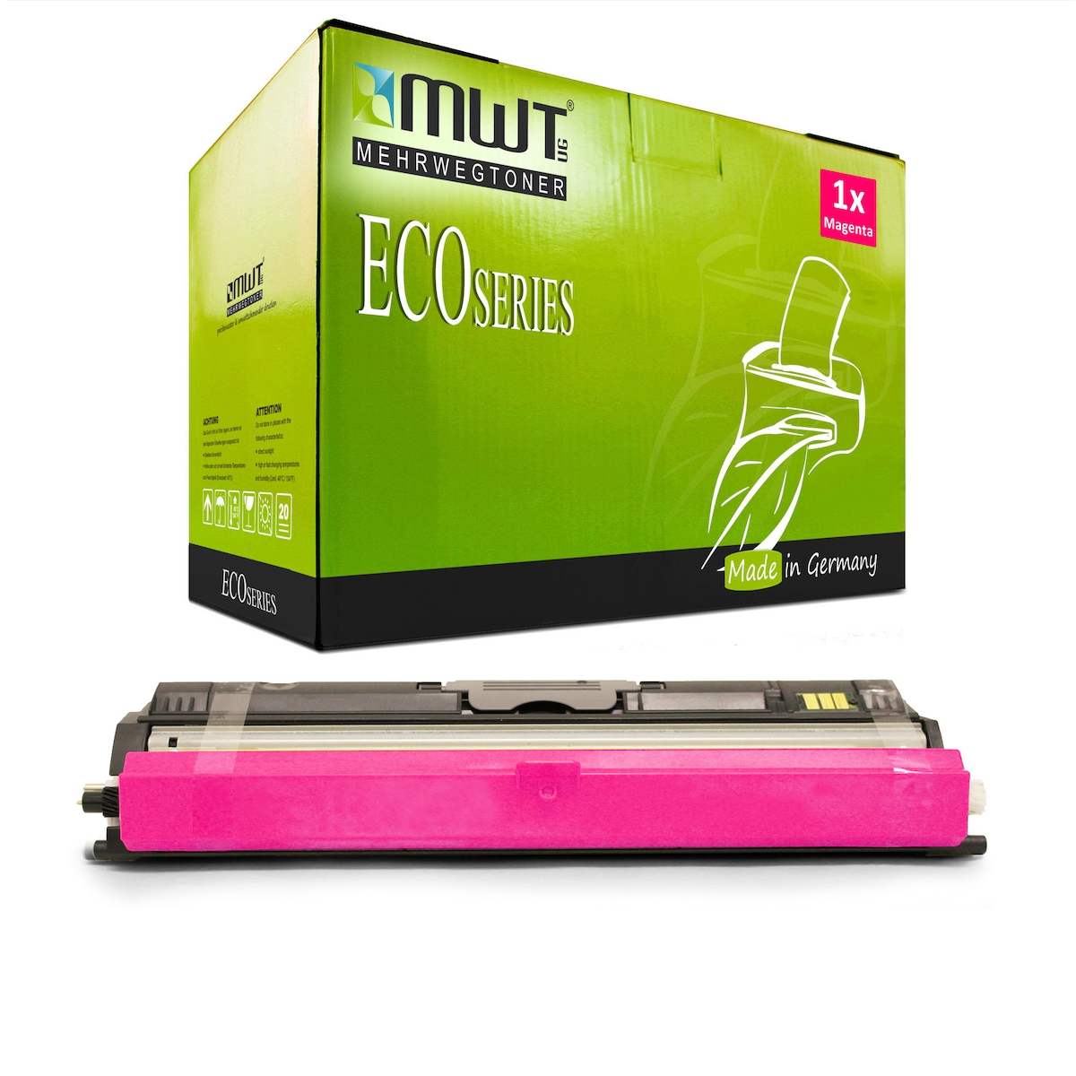 1 Mehrwegtoner kompatible Lasertoner ersetzt OKI 44250722 Magenta Image