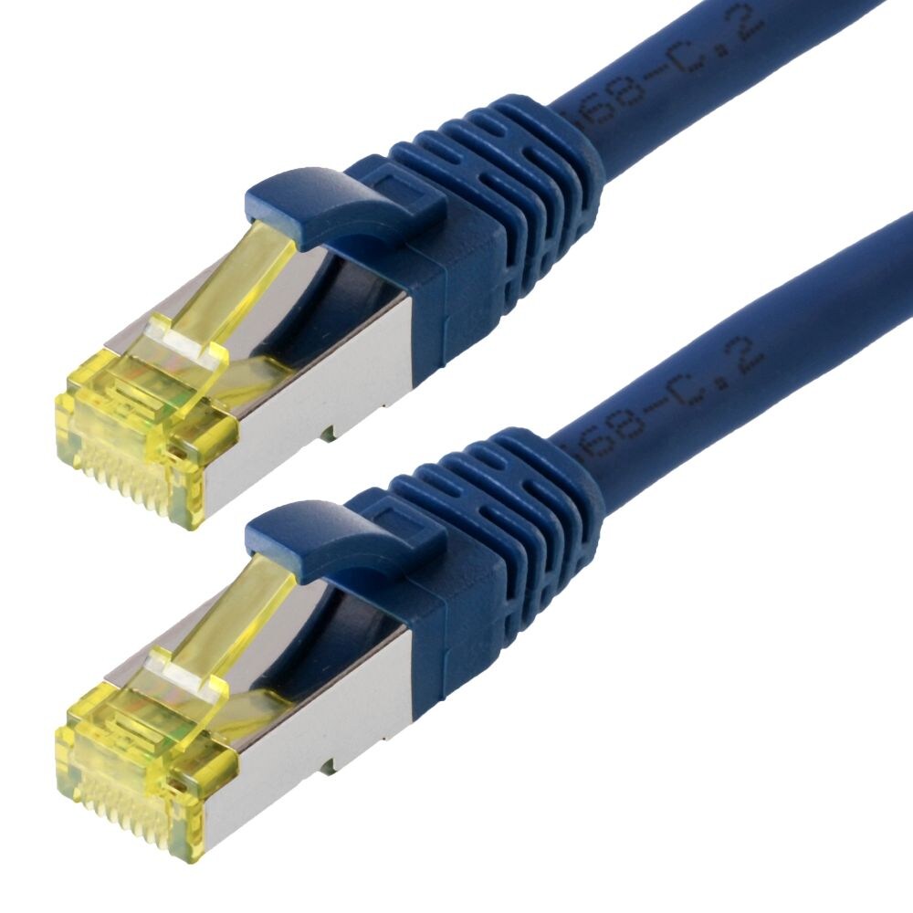 Helos Patchkabel S/FTP Cat 6a blau 30,0m Image