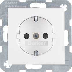Berker SCHUKO-Steckdose pws/gl 41238989 Image