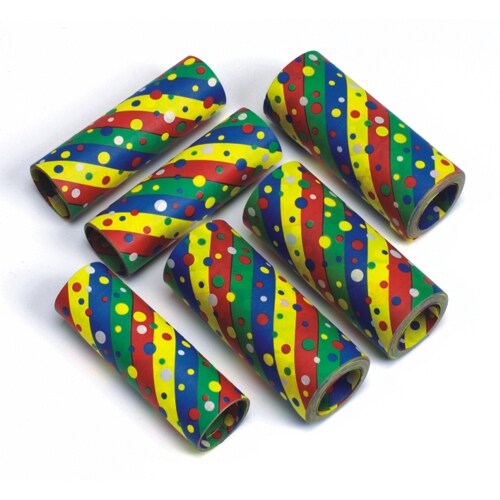 Papstar 10 X 3 Luftschlangen 4 m "Confetti" Image