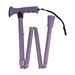 HealthSmart Folding Walking Cane Stick for Men and Women with Comfort Grip, Collapsible Walking Cane, Lavender