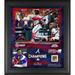 Fanatics Authentic Jorge Soler Atlanta Braves 2021 MLB World Series MVP Framed 15'' x 17'' Collage with a Capsule of Game-Used Dirt - Limited Edition 250