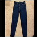 American Eagle Outfitters Jeans | Dark American Eagle High Rise Skinny Jeggings 6 | Color: Blue | Size: 6