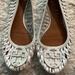 Tory Burch Shoes | Like New Tory Burch Woven Flats | Color: White | Size: 9