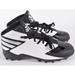 Adidas Shoes | Adidas Men's Black White Football Cleats Shoes Size 9 | Color: Black/Silver | Size: 9