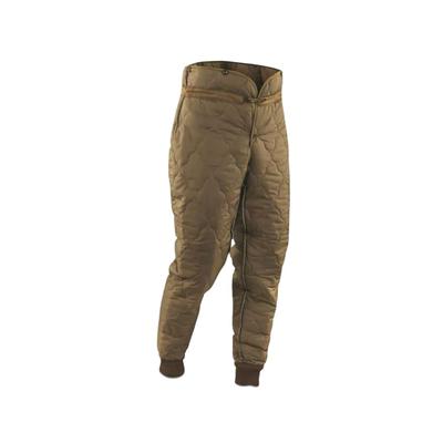 Military Surplus Czech Quilted Thermal Pants Grade 2 Olive Drab, Olive Drab SKU - 543405
