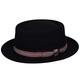 Bailey of Hollywood Mens Klaxon Wool Felt Pork Pie Hat Black M (57cm)