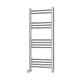 BPIL Heated Towel Rail Chrome Bathroom Ladder Radiator - Straight Heated Towel Rail Chrome Bathroom Ladder Radiator Including Thermostat Radiator Valve Straight, (1000500)