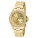 Renewed Invicta Angel Swiss Ronda 515 Caliber Unisex Watch - 40mm Gold (AIC-19513)