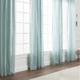 Chanasya Textured Kitchen Bedroom Semi-Sheer Window Curtain Panel Pair (Set of 2)