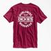 Dickies Men's Worldwide Workwear Graphic T-Shirt - Burgundy Size L (WSR70)