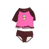 Carter's Two Piece Swimsuit: Pink Sporting & Activewear - Size 6-12 Month