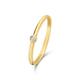 Isabel Bernard - Rivoli Ring - 585 Gold / 14 Karat Gold Ringe Damen