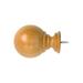 Alcott Hill® 1-3/8 In. Wood Ball Finials In Heritage Oak (2-Pack) Wood in Brown | 2.6 H x 4.3 W x 2.6 D in | Wayfair