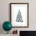 Loon Peak® Blue Spruce II Premium Framed Matte - Ready To Hang Paper, Solid Wood in Black/Blue/Green | 43.5 H x 31.5 W x 1 D in | Wayfair
