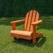 Rosecliff Heights Schrimsher Rosecliff Adirondack Chair Wood in Brown | 20.5 H x 19.5 W x 21 D in | Wayfair 84A8FC4ACA824633968F03F557135CAC