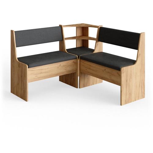 Esszimmer-Eckbank Roman, Goldkraft Eiche, 120 x 41.5 cm Vicco