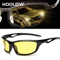 HOOLDW – lunettes de soleil polarisées pour hommes verres jaunes Anti-éblouissement pour la