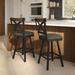 Amisco Snyder Swivel Counter and Bar Stool