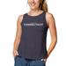 Women's League Collegiate Wear Heathered Navy UConn Huskies Tri-Flex Trapeze Tank Top