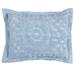 Rio Collection Tufted Chenille Sham by Better Trends in Blue (Size EURO)