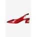 Women's Shayanne Slingback Pump by J. Renee in Red (Size 7 M)