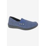 Women's Posy Flat by Drew in Navy Canvas (Size 10 M)