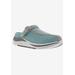 Extra Wide Width Women's Pursuit Convertible Slingback Mule by Drew in Teal Mesh Combo (Size 7 WW)