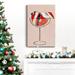 The Holiday Aisle® Get Blitzened Collection B Premium Gallery Wrapped Canvas - Ready To Hang Canvas in Black/Blue/Green | Wayfair