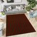 Blue/Orange 60 x 0.08 in Area Rug - The Holiday Aisle® Diya Full Color Indoor/Outdoor Area Rug Polyester | 60 W x 0.08 D in | Wayfair