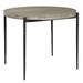 Birch Lane™ Ashley Counter Height 35.25" Dining Table Wood/Metal in Black/Brown/Gray | 35.25 H x 45 W x 45 D in | Wayfair