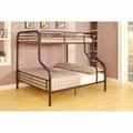 Isabelle & Max™ Twin Over Full Bunk Bed Metal in Black | 63 H x 57 W x 79 D in | Wayfair 002FE92BCB9048A6B5B2CB4F5C8D9188